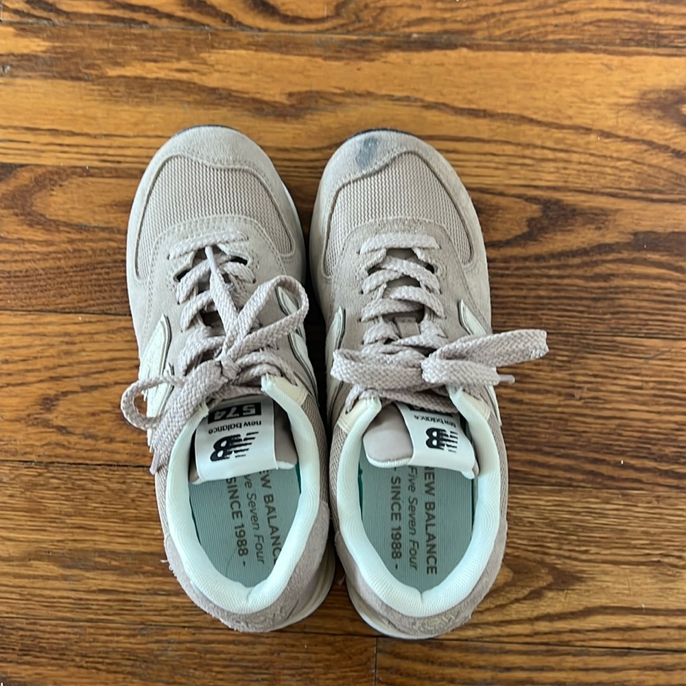 New Balance 574 sneakers beige/offwhite